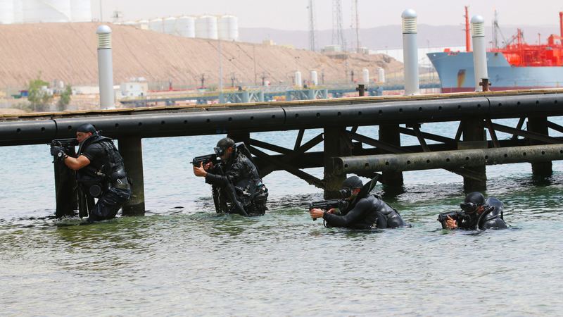 Illustration for article titled Check Out These Sweet Maritime Warfare Shots From Exercise Eager Lion